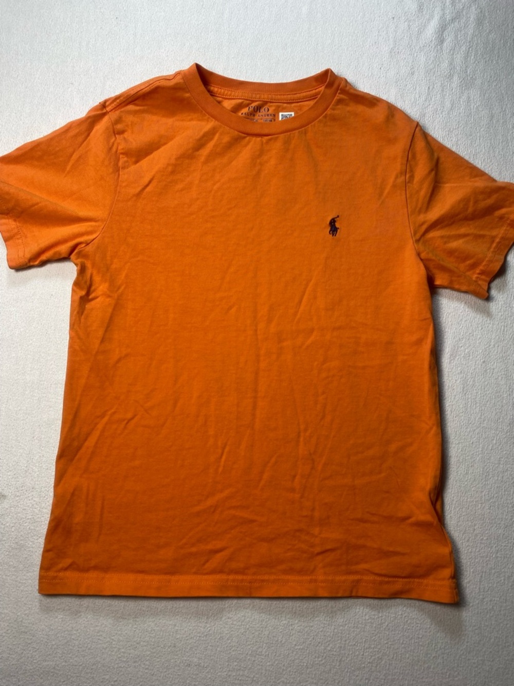 Polo by Ralph Lauren Orange Short Sleeve Crew Neck Tee